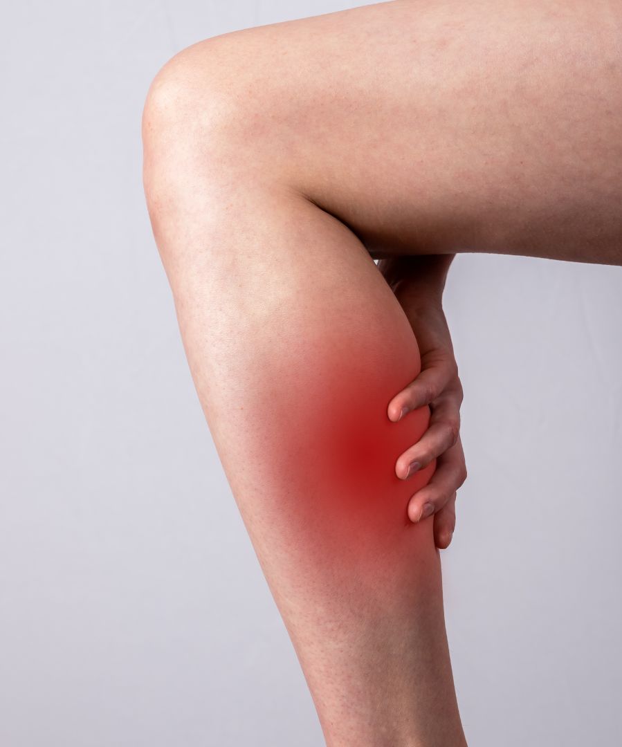 Person Having Severe Leg Pain